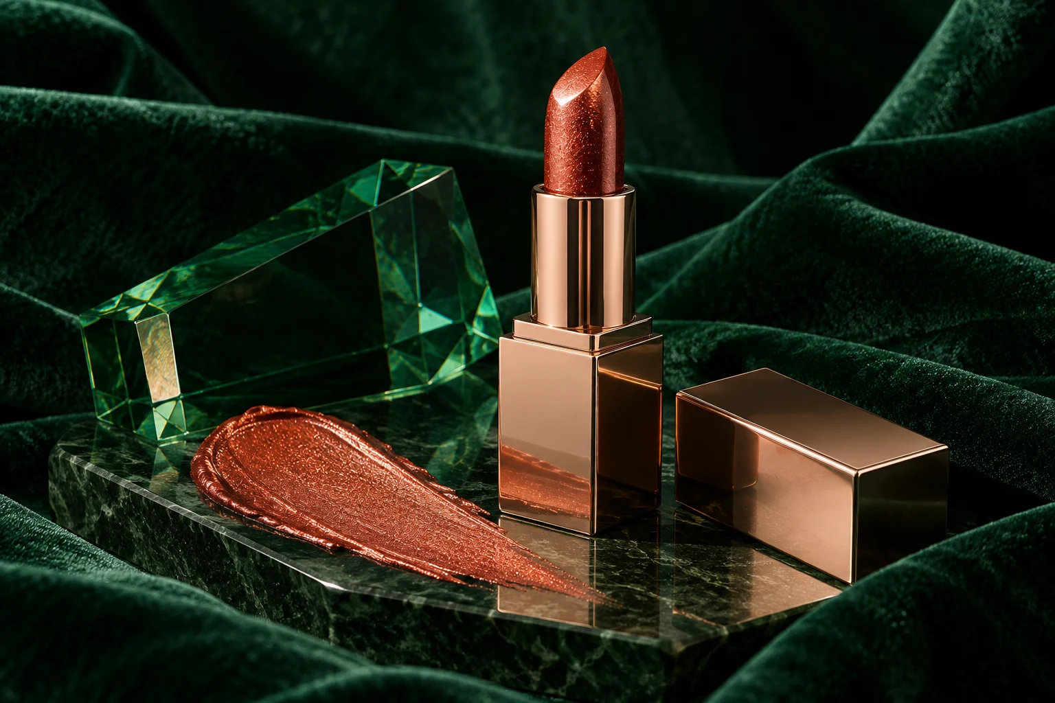 Labiales metalizados: fotografía de producto 1
