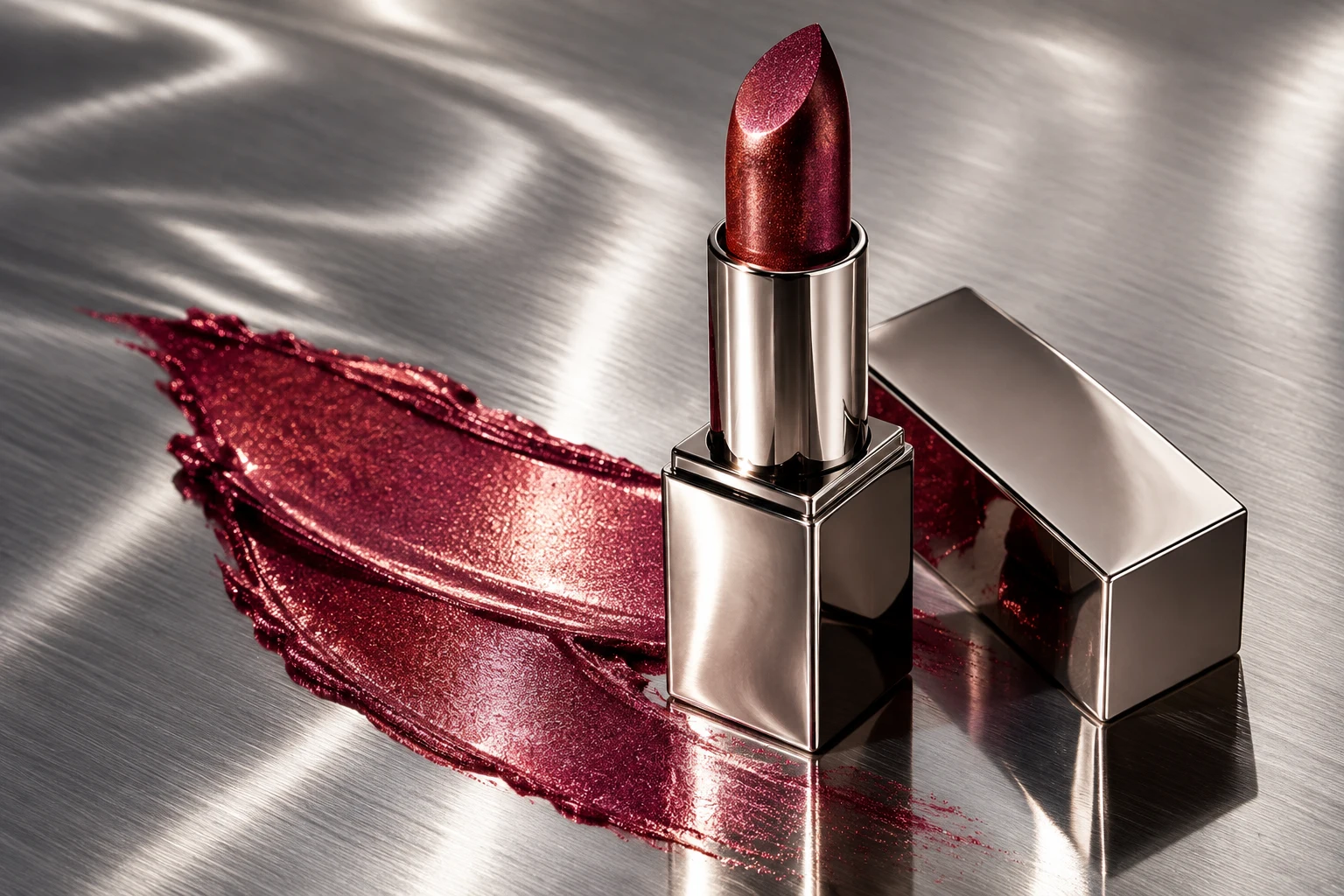 Labiales metalizados: fotografía de producto 3