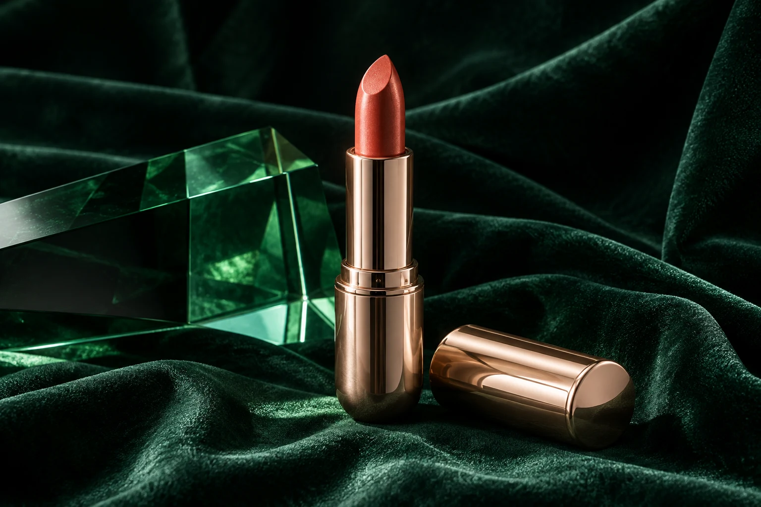 Labiales satinados: fotografía de producto 1